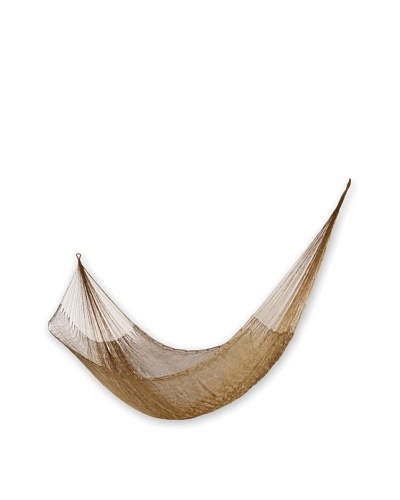 NOVICA Rope Hammock, Glowing Copper