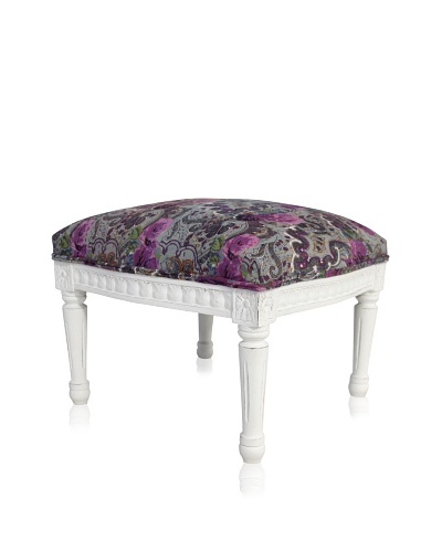 nuLOOM Taylor Floral Accent Stool