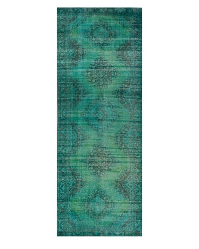 nuLOOM Vintage Hand-Knotted Overdyed Rug [Turquoise]