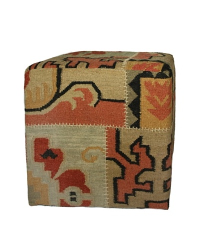 nuLOOM Kilim Pouf