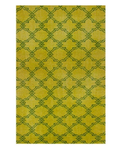 nuLOOM Hand-Knotted Overdyed Style Area Rug [Yellow]