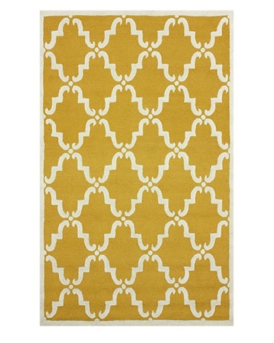 nuLOOM Trellis Rug, Gold, 7′ 6″ x 9′ 6″