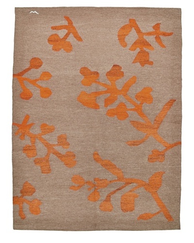 nuLOOM One of a Kind Anatolian Turkish Kilim [Sand/Orange]