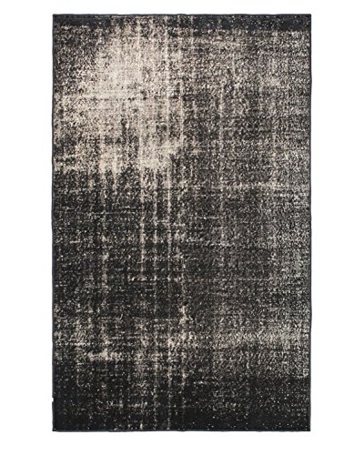 Oak Rugs Hand-Knotted Color Transition Wool Rug, Black, 5' 4 x 8' 5