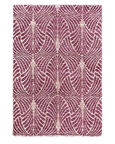 Oak Rugs Hand-Loomed Javier Rug, Pink, 3′ 11″ x 5′ 11″