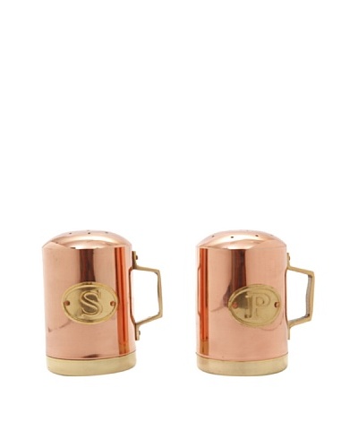 Old Dutch International Décor Copper Stove-Top Salt & Pepper Shaker Set