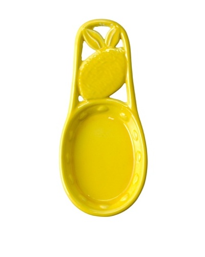 Old Dutch International Two-Tone Lemon Spoon Rest, Yellow