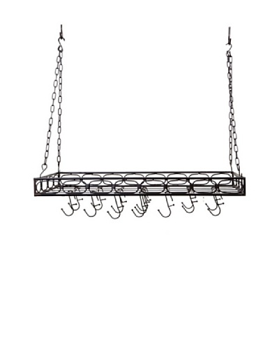 Old Dutch International 16-Hook Medium-Gauge Rectangular Hanging Pot Rack