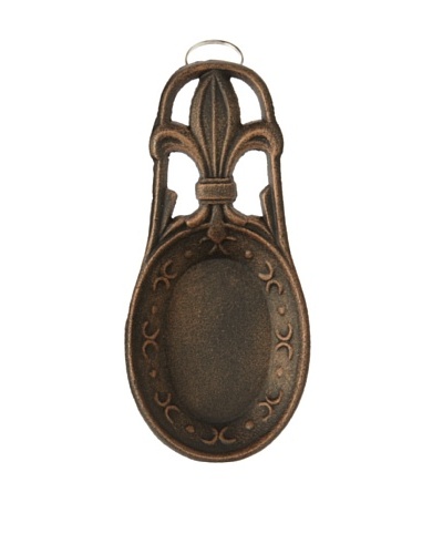 Old Dutch International Antique Copper Fleur-de-Lis Spoon Rest