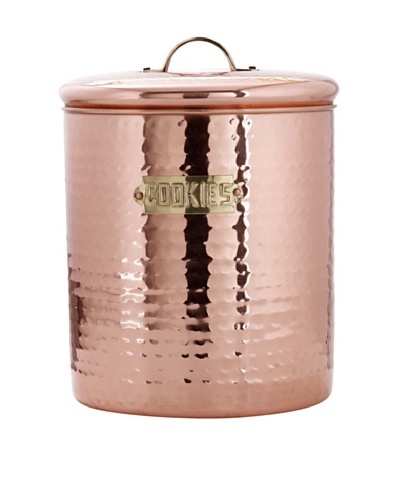 Old Dutch International 4-Qt. Décor Copper Hammered Cookie Jar