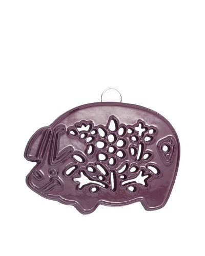 Old Dutch International Pig Trivet, Purple