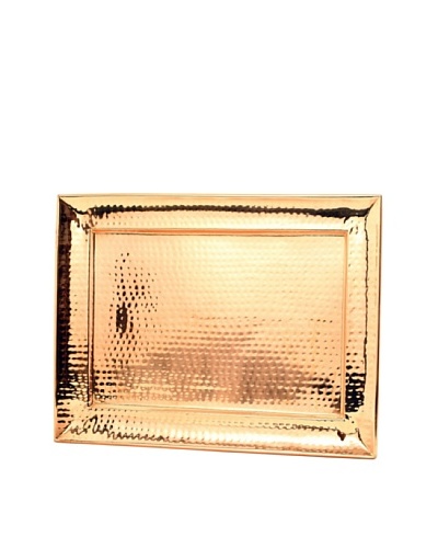 Old Dutch International Copper Rectangular Hammered Tray