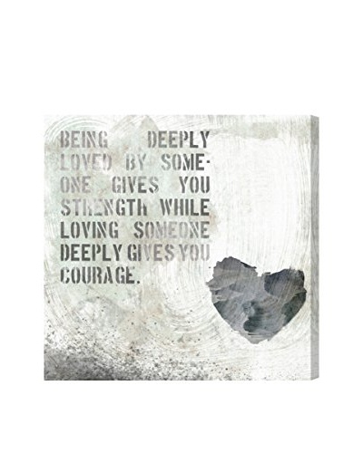 Oliver Gal Strength And Courage  Canvas Art