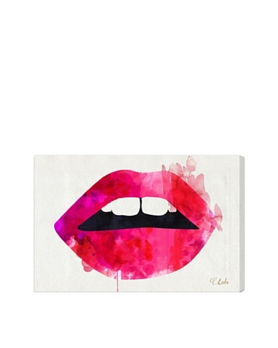 Oliver Gal Lolas Lips Canvas Art