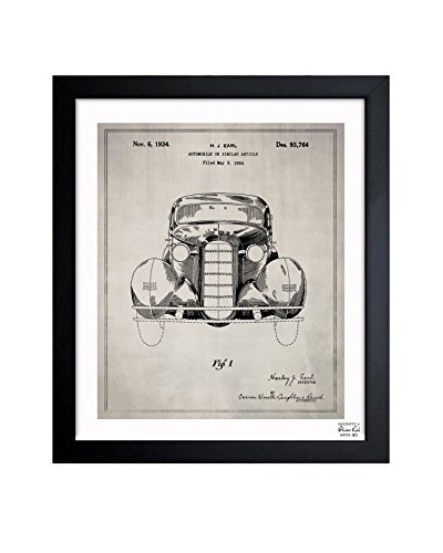 Oliver Gal Automobile II 1934 Framed Art