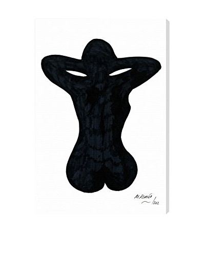 Oliver Gal Femme In Black Canvas Art