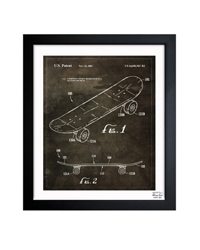 Oliver Gal ‘Skateboard, 2003’ Framed Print