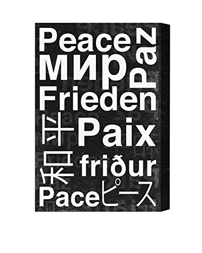 Oliver Gal Worldwide Peace Canvas Art
