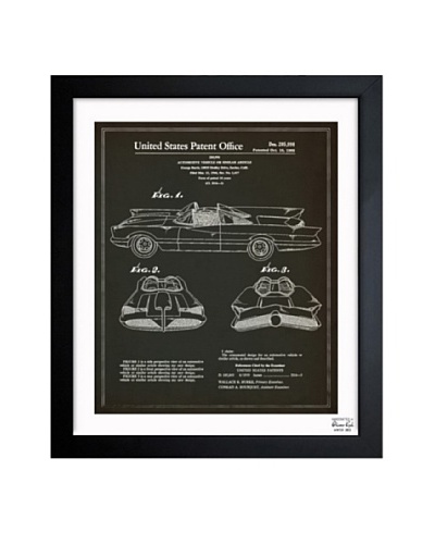 Oliver Gal ‘Batmobile 1966’ Framed Print