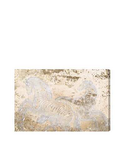 Oliver Gal “Gold Equestrian” Giclée Canvas Print