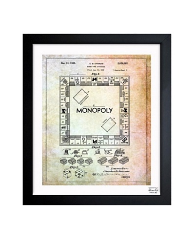 Oliver Gal 'Monopoly 1935' Framed Print