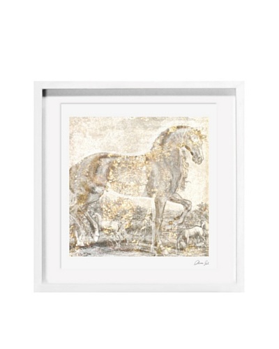 Oliver Gal Brilliant Equestrian Framed Giclée