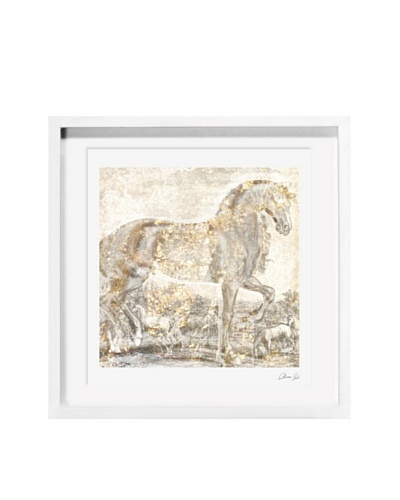 Oliver Gal Brilliant Equestrian Framed Giclée