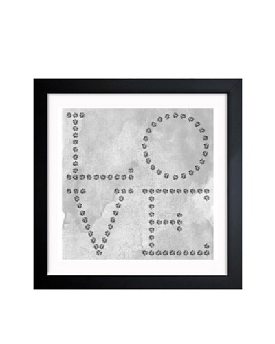 Oliver Gal Love Diamonds Framed Art