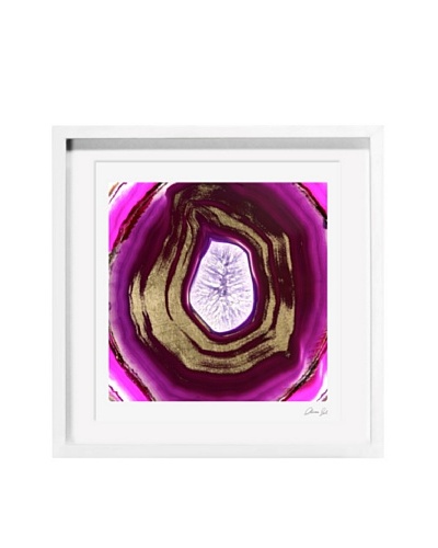 Oliver Gal Pinklove Geo Framed Giclée