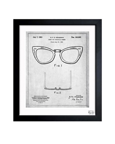 Oliver Gal “Ray-Ban Wayfarer Spectacle Frame 1953” Framed Print