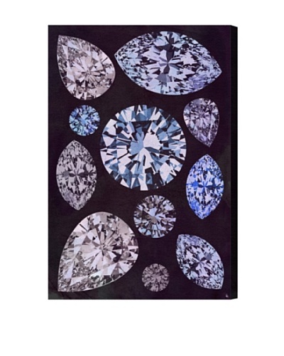 Oliver Gal Violet Stones Canvas Art