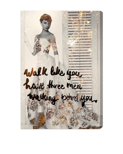 Oliver Gal Walk Like You Have Canvas Art