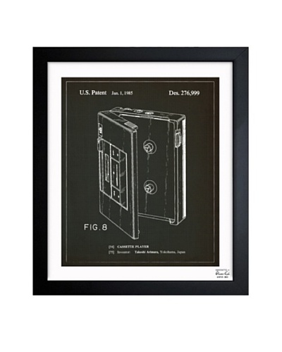 Oliver Gal ‘Cassette Player 1985’ Framed Print