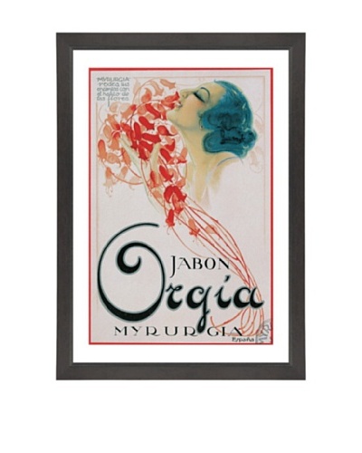 Oliver Gal Orgia Vintage Soap Ad Framed Art
