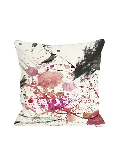 Oliver Gal by One Bella Casa Dawn of Times Pillow, Pink/Multi