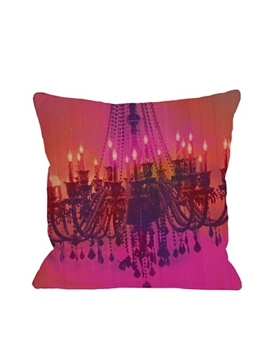 Oliver Gal by One Bella Casa Light Me Up Pillow, Pink/Multi