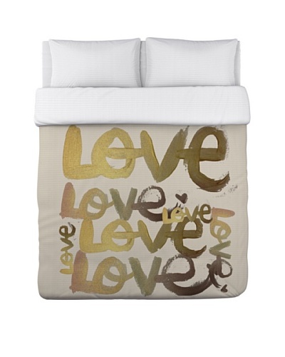 Oliver Gal by One Bella Casa Four Letter Word Duvet Cover