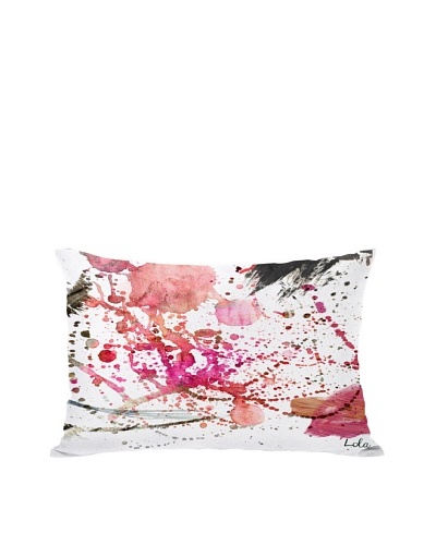 Oliver Gal by One Bella Casa Dawn of Times Boudoir Pillow, Pink Multi