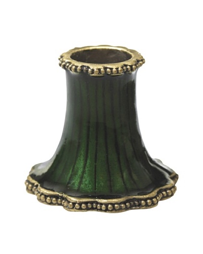 Olivia Riegel Brass Tone Bottle Stopper Holder, Forest