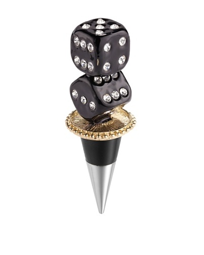 Olivia Riegel Swarovski Encrusted Dice Bottle Stopper