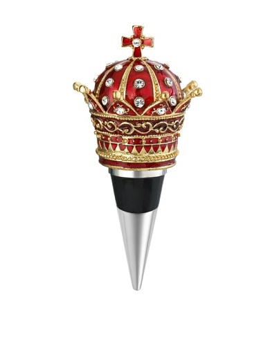 Olivia Riegel Swarovski Encrusted Queen's Crown Bottle Stopper