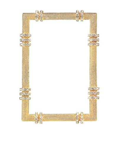 Olivia Riegel Swarovski Encrusted 4 x 6 Gold Cassini Frame