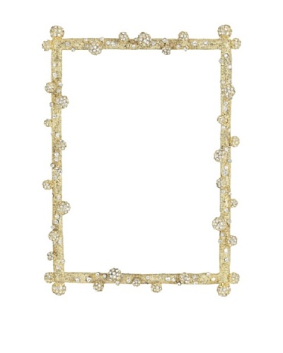 Olivia Riegel Gold Pave 5 x 7 Odyssey Frame with Swarovski® Crystal Pave Clusters