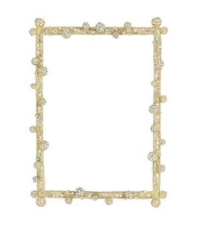 Olivia Riegel Gold Pave 5″ x 7″ Odyssey Frame with Swarovski® Crystal Pave Clusters