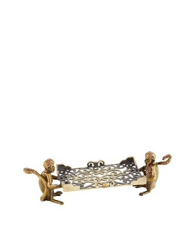 Olivia Riegel Swarovski Encrusted Monkey Business Card Holder