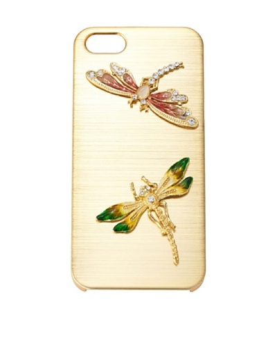 Olivia Riegel Dragon Fly iPhone 5 case Swarovski® Crystal Encrusted Medallion