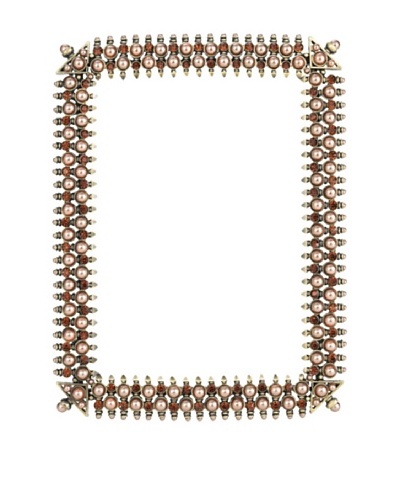 Olivia Riegel Lana 5 x7Frame with Brown Pearls