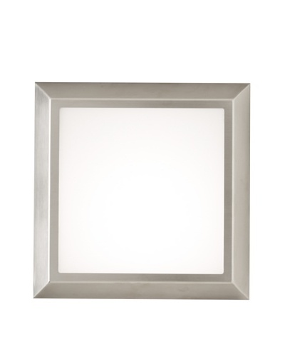 Oluce Diamante 183 Wall/Ceiling Light, Stainless