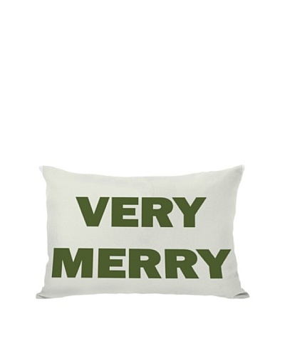 One Bella Casa Very Merry Reversible Pillow