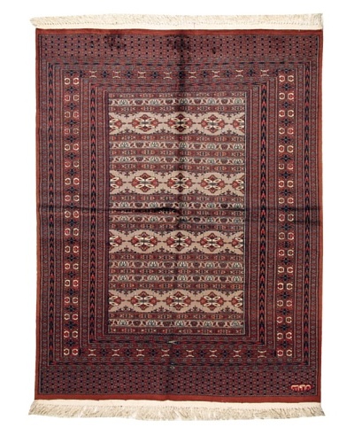 One of a Kind Hand-Knotted Cashmere Rug [Multi]